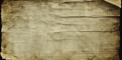 Fototapeta premium The combination of a newspaper texture and old paper creates a unique visual.