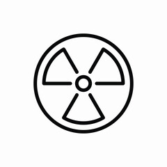 nuclear energy icon sign vector