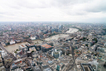 Aerial London view