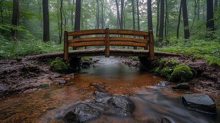 Fototapeta premium Tranquil Woodland Escape