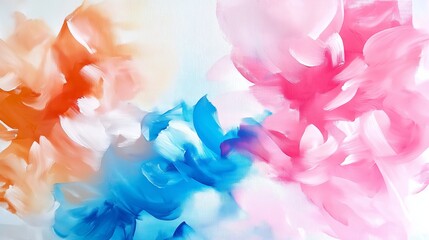Obraz premium A sky blue fading into a soft peach, inspired by a sunrise or sunset sky.