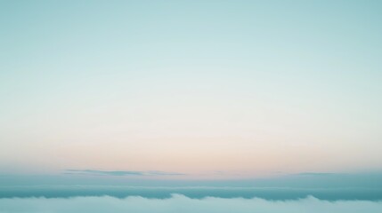 Fototapeta premium A soft celestial blue fading into light gray for a calming, airy desktop