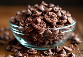 Obraz premium chocolate chips