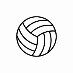 volleybal ball icon sign vector