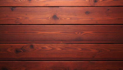 Obraz premium Rustic wooden planks background with rich red-brown tones and natural texture