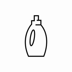 cleaner plastic bottle icon sign vector