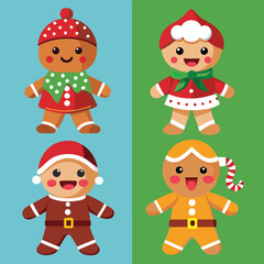Christmas holiday elements vector set