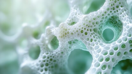 white and green molecular structures rendered in 3d, showcasing different angles, representing the intricacies of science and technology in a visually stimulating manner