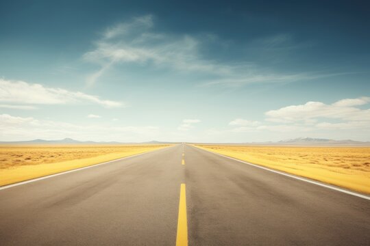 Road travle outdoors horizon highway.