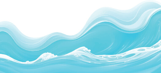 Fototapeta premium Transparent abstract soft blue and green abstract water color ocean wave texture background. Banner Graphic Resource as background for ocean wave and water wave abstract graphics 