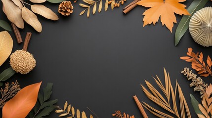 Black frame bordered by golden fireworks illustrations, leaving the middle space clear for text.