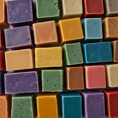 Fototapeta premium close up of colorful blocks