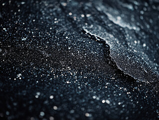 dark blue sparkling ice texture background with rough surface