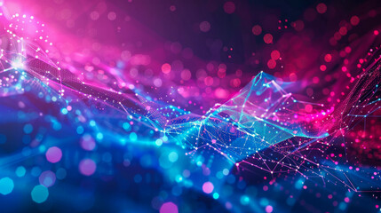 Digital background, can be used in the description of network abilities, technological processes, digital storages, science, education