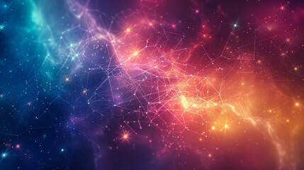 Digital background, can be used in the description of network abilities, technological processes, digital storages, science, education