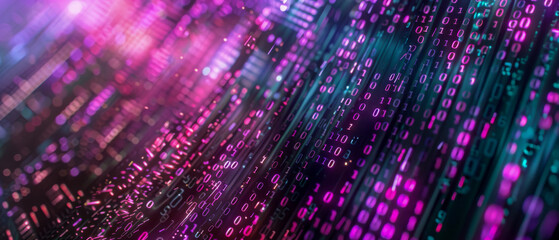 Digital background, can be used in the description of network abilities, technological processes, digital storages, science, education