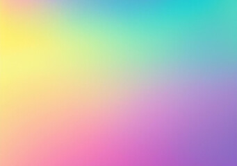 Pastel color gradient background, purple pink turquoise yellow blurred color gradients
