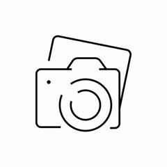 camera concept icon sign vector