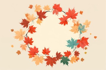 Fototapeta premium Maple plant backgrounds leaf.