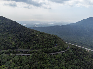 Anchieta Highway from Sao Paulo to Santos