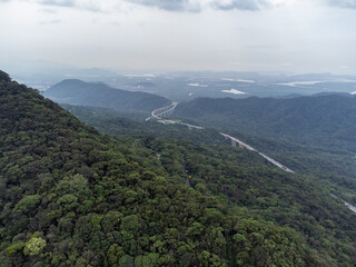 Anchieta Highway from Sao Paulo to Santos