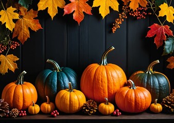Autumnal Whimsy: Crystal Pumpkin Display