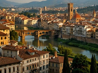Obraz premium Florence city architecture