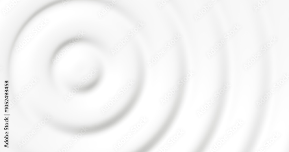 Aufkleber abstract white background curved pattern in design 3d render