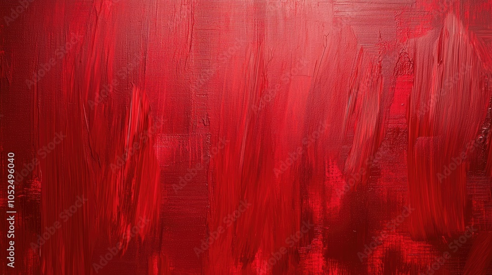 Poster vibrant red abstract expression a journey into color and emotion