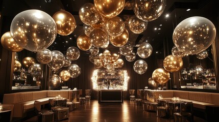 Elegant celebration in a glamorous venue with stunning decor and atmosphere