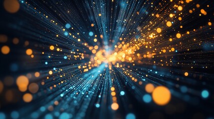 Vibrant Abstract Light Burst Background Design