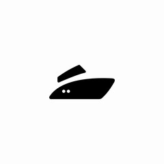 boat motor icon sign vector