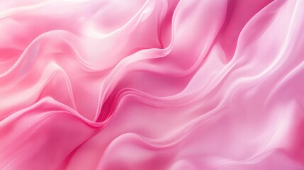 Fototapeta premium Soft pink waves the elegance of fluidity in textile design and artistry