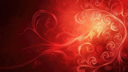 A vibrant display of swirling red patterns an artistic interpretation of motion and energy