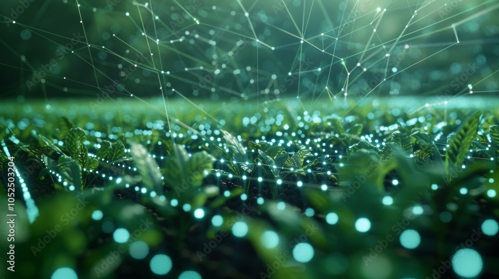 Poster a network of 5g sensors tracking not only soil and crop health but also animal behavior and movement