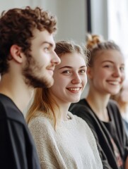 Obraz premium Friendly Group of Young Adults