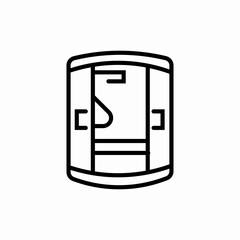 bathroom generic icon sign vector