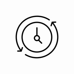 fast time icon sign vector