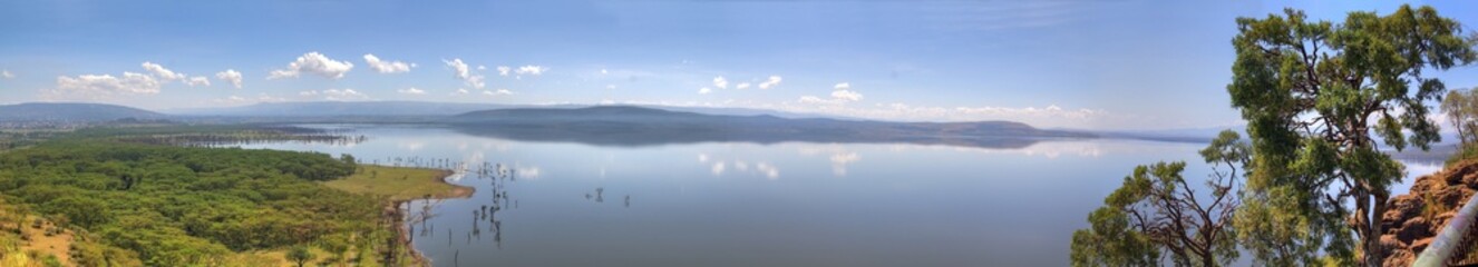 Kenia in Ostafrika - Lake Nakuru im Ostafrikanischen Grabenbruch