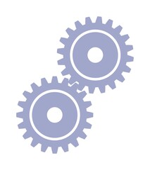 Vector silhouettes of mechanical gears for your design. JPEG version.