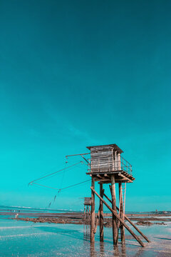 lifeguard tower on the beach