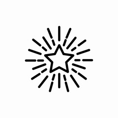 star burst icon sign vector
