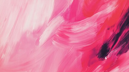 Obraz premium Vibrant abstract swirls of pink and white a journey through color and emotion