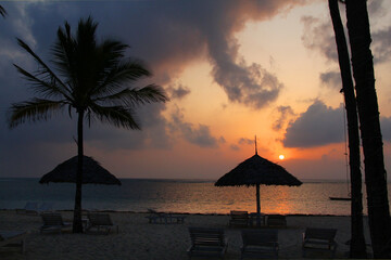 Sunrise or Sunset in Kenya (East Africa)