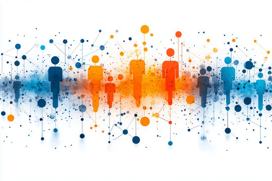 B2B2C graphic where two companies work together to provide services to a final customer.