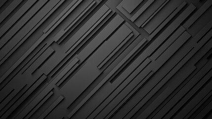 Abstract Black Geometric Pattern