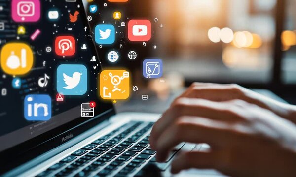 Social Media Marketing Concept