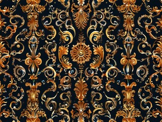 Repeating Greek ornament pattern with classic shapes for decoration.