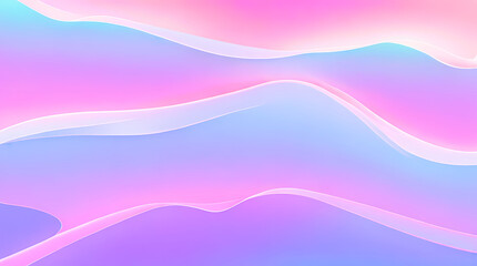 Iridescent Neon Pastel Background with Holographic Vaporwave Gradient"
