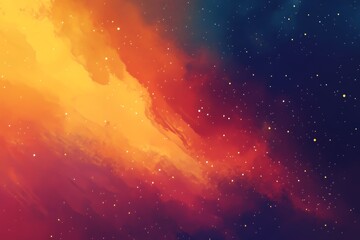 Fototapeta premium Cosmic Clouds and Stars